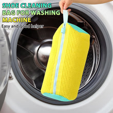 Shoe Washing Machine Bag with Microfiber Chenille Lining & Zipper (1 Pc)